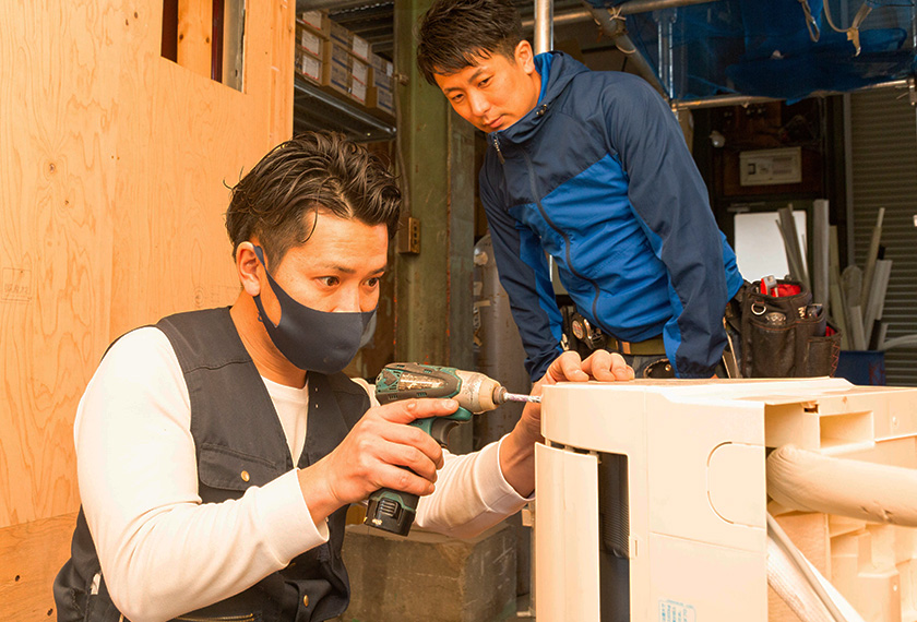 エアコン取り付け 募集